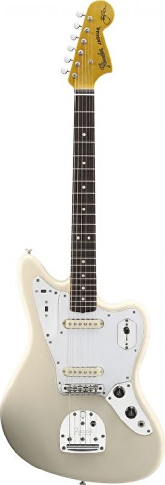 Fender Johnny Marr Jaguar G la ac Klavye Olympic White Elektro