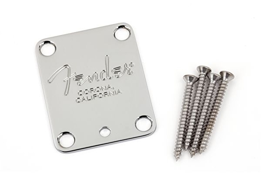Fender strat shop neck plate