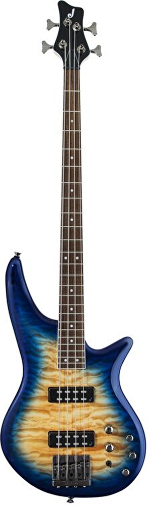 Jackson JS Serisi Spectra Bass JS3Q Laurel Klavye Amber Blue Burst Bas Gitar