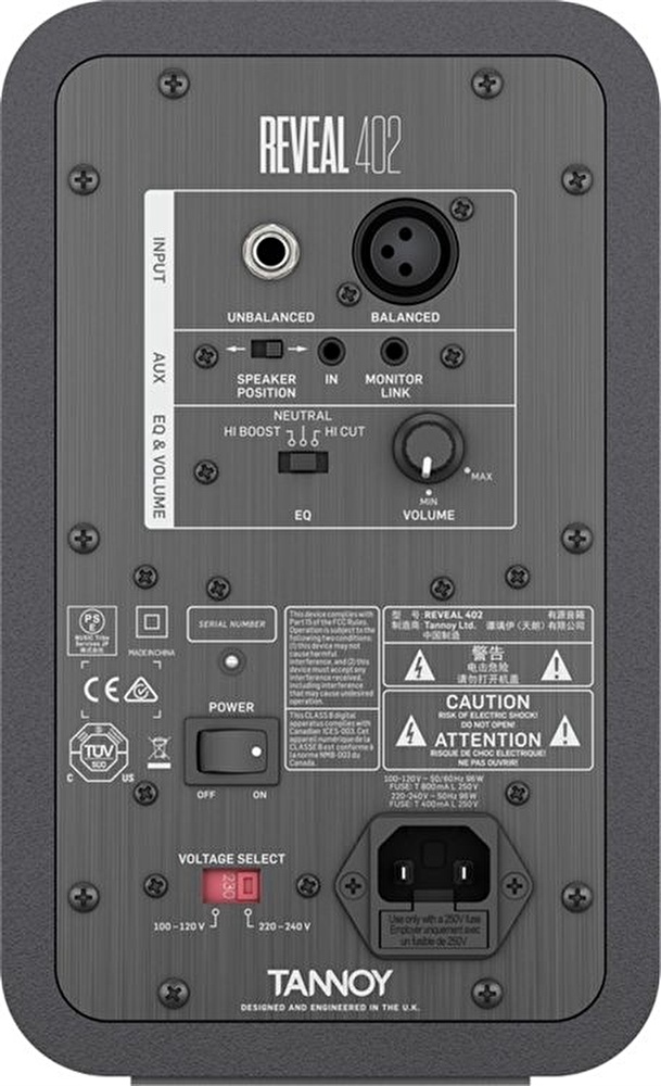 Tannoy Reveal 402 Stüdyo Monitörü (Tek) Fiyatı, Özellikleri