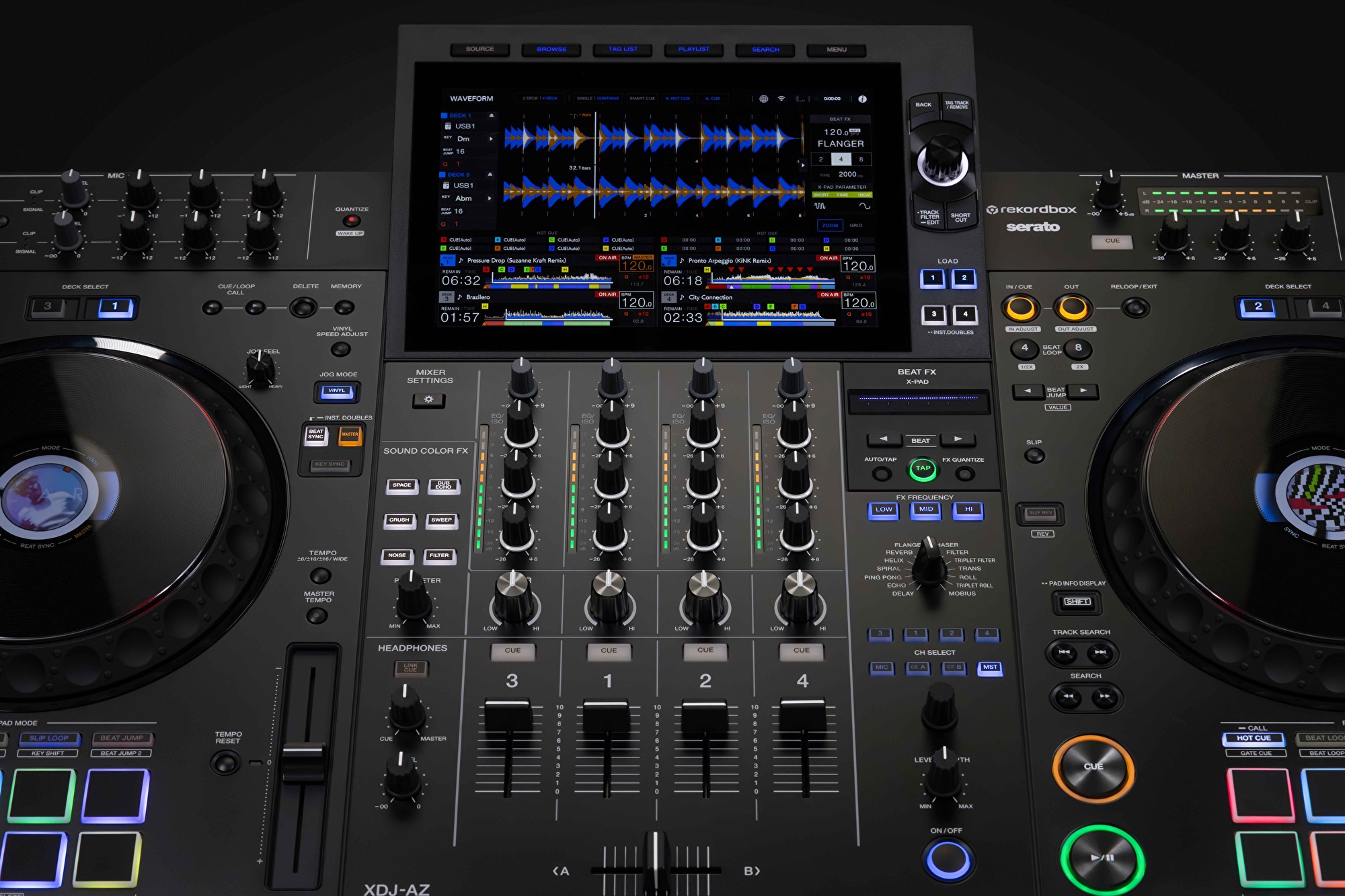 ALPHATHETA XDJ-AZ All in One 4 Kanal DJ Kontrol Ünitesi Fiyatı