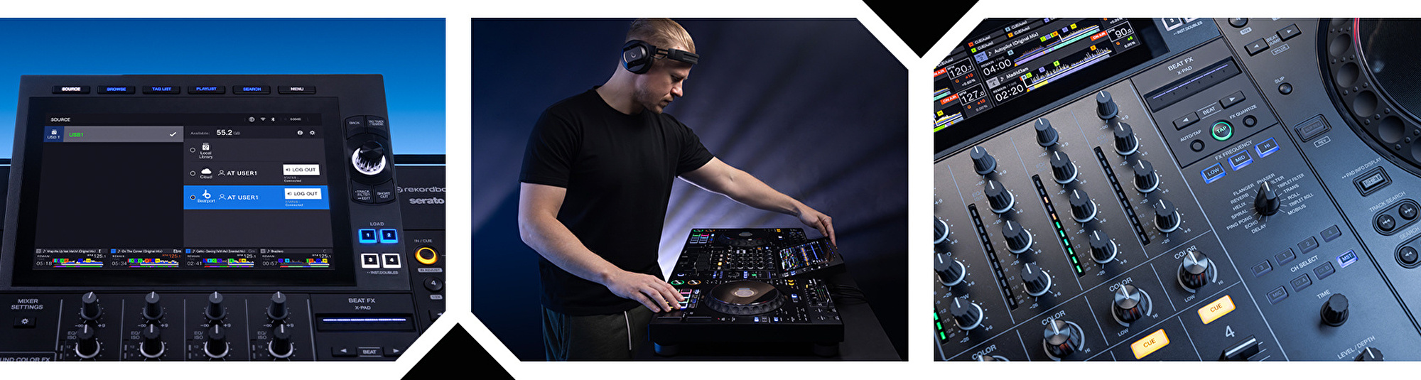 ALPHATHETA XDJ-AZ All in One 4 Kanal DJ Kontrol Ünitesi