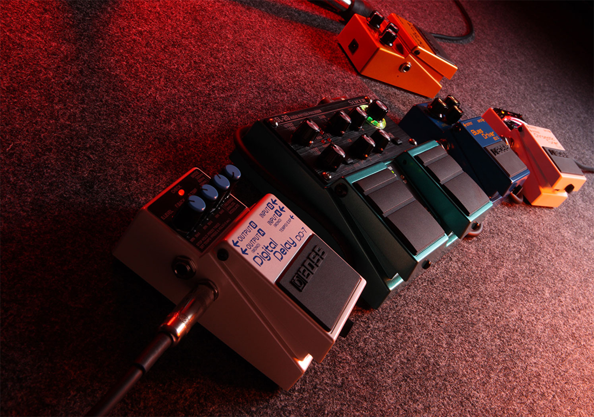 Boss dd7 sales expression pedal