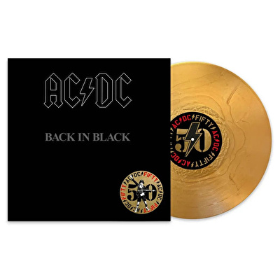 AC/DC - Back in Black (50th Anniversary Gold Nugget Vinyl)