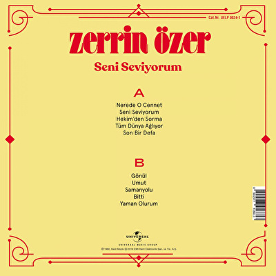 Zerrin Özer – Seni Seviyorum