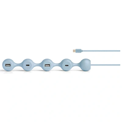 LEXON Peas Hub C USB Çoğaltıcı Açık Mavi