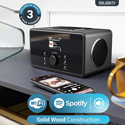 MAJORITY Bard Radyo Bluetooth Hoparlör Beyaz (Wifi)