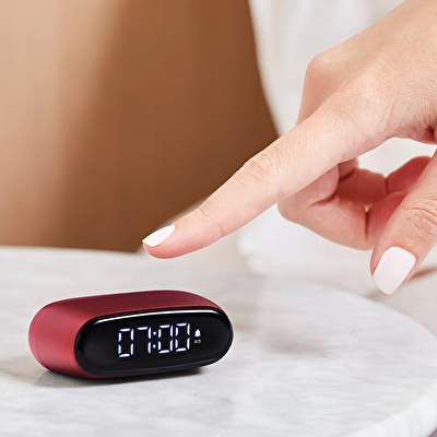 LEXON Minut Alarm Saat Koyu Kırmızı