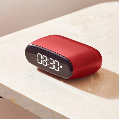 LEXON Minut Alarm Saat Koyu Kırmızı