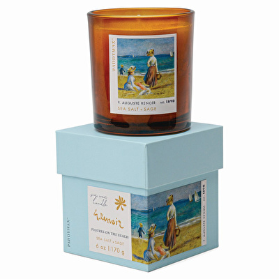 PADDYWAX Empresyonistler Cam Mum 170 gr Degas Renoir Figures On The Beach