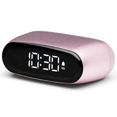 LEXON Minut Alarm Saat Metalik Gri