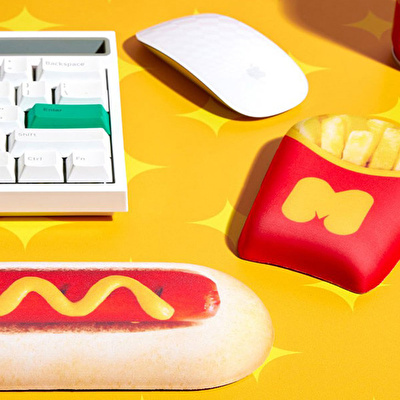 MUSTARD Hot Dog Silikon Klavye Desteği