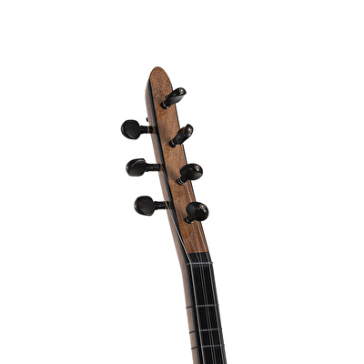 Çınar Ağacı Gövde Abanoz Burgu Kısa Sap Bağlama