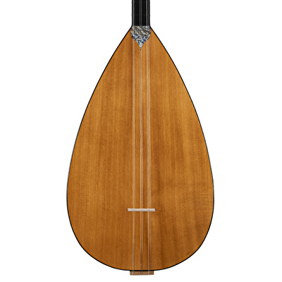 Çınar Ağacı Gövde Abanoz Burgu Kısa Sap Bağlama