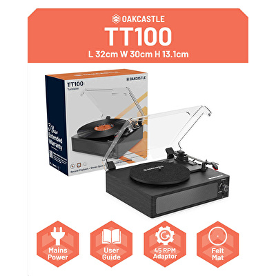 OAKCASTLE TT100 Bluetooth Pikap/Plakçalar