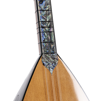 Çınar Ağacı Gövde Sedef Klavye Kısa Sap Bağlama