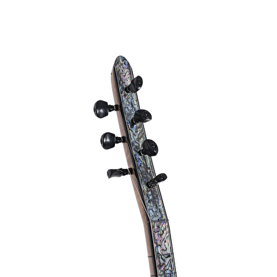 Çınar Ağacı Gövde Sedef Klavye Kısa Sap Bağlama