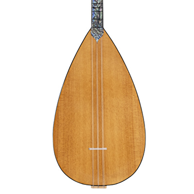 Çınar Ağacı Gövde Sedef Klavye Kısa Sap Bağlama