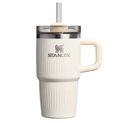 STANLEY The Quencher H2.0 Fluted Tumbler 0.6L / 20oz Cream Gloss