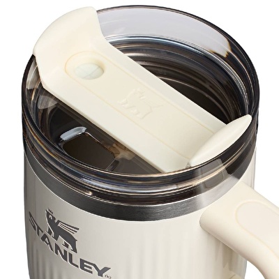 STANLEY The Quencher H2.0 Fluted Tumbler 0.6L / 20oz Cream Gloss