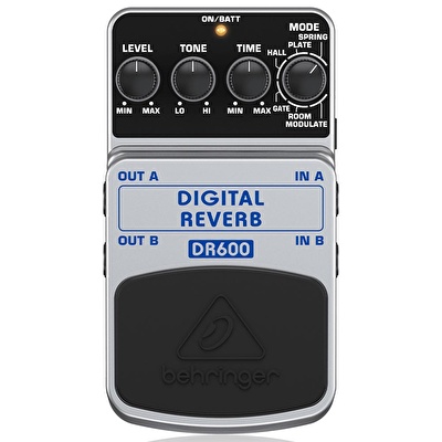 BEHRINGER DR600 Dijital Stereo Reverb Pedalı