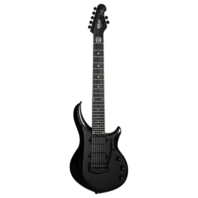 Music Man Majesty 7 Telli Abanoz Klavye Siyah Aksam Black Frosting Elektro Gitar