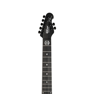 Music Man Majesty 7 Telli Abanoz Klavye Siyah Aksam Black Frosting Elektro Gitar