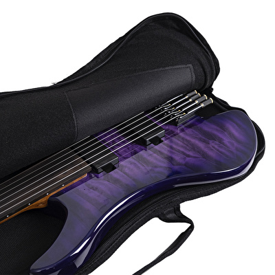 KOZMOS KEG-HLF1-APQ Perdesiz Headless Elektro Gitar