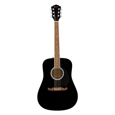 Fender FA-125 Dreadnought Ceviz Klavye Black Akustik Gitar