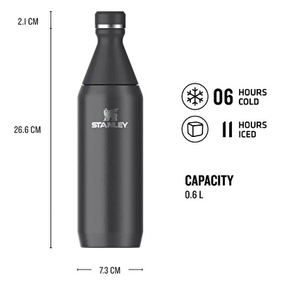 STANLEY The All Day Slim Bote 0.60 Lt / 20Oz Black