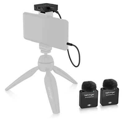 BEHRINGER GO CAM WIRELESS 2 Kablosuz Yaka Mikrofonu Sistemi