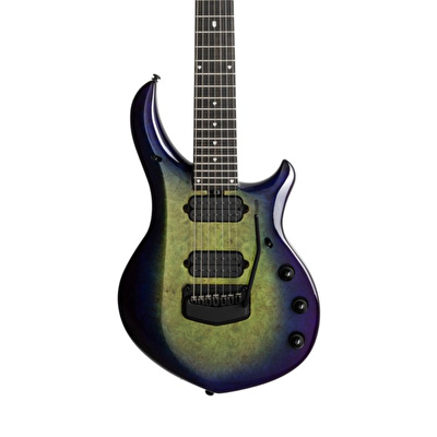 Music Man BFR Limited Edition Majesty 7 String Abanoz Klavye Arctic Aurora Elektro Gitar