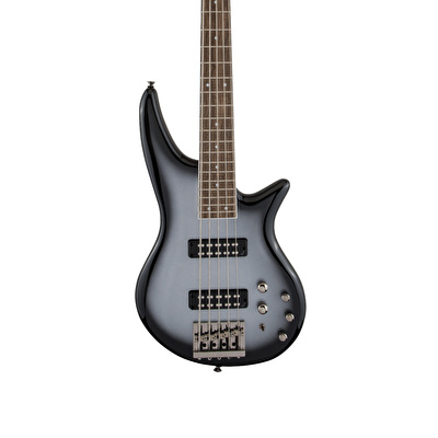 Jackson JS Spectra Bass JS3V Laurel Klavye Silverburst 5 Telli Bas Gitar