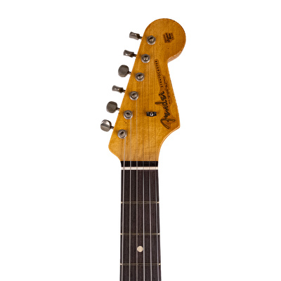 Fender Custom Shop Masterbuilt Greg Fessler 1962 Stratocaster Relic Olympic White Elektro Gitar