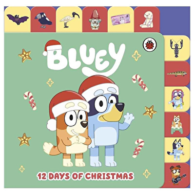 Bluey: 12 Days of Christmas Tabbed Board Book