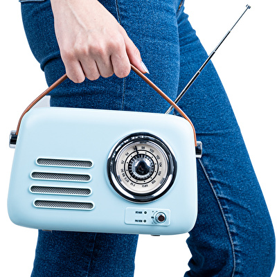 KOZMOS FB-R303-BL Retro Radyo ve Bluetooth Hoparlör