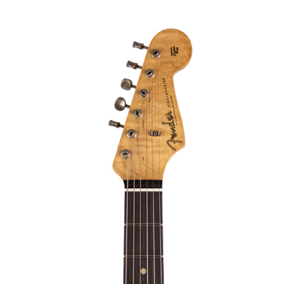Fender Custom Shop Limited Edition 1959 Special Stratocaster Journeyman Relic Aged Olympic White Elektro Gitar