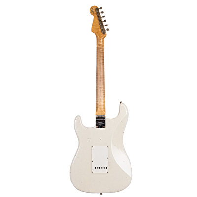 Fender Custom Shop Limited Edition 1959 Special Stratocaster Journeyman Relic Aged Olympic White Elektro Gitar