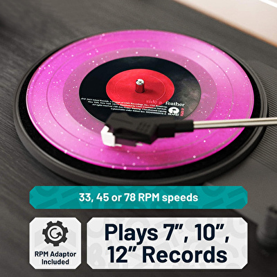 OAKCASTLE TT200 Hoparlörlü Bluetooth Pikap/Plakçalar