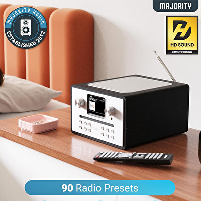 MAJORITY Homerton-2 Radyo Bluetooth Hoparlör Siyah (Wifi)
