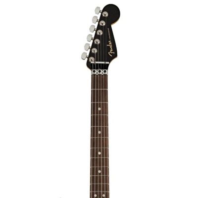 Fender American Ultra Luxe Stratocaster Floyd Rose HSS Gülağacı Klavye Mystic Black Elektro Gitar
