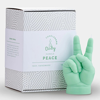 CANDLE HAND Baby Peace Mum Yeşil