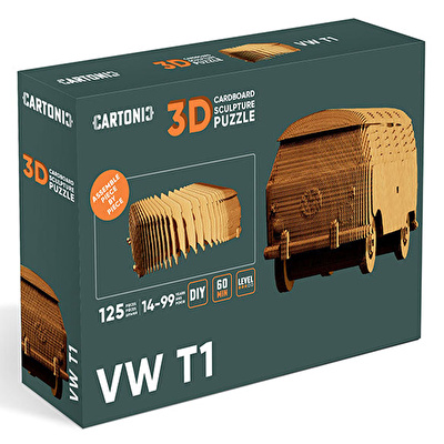 Cardboard puzzle "Cartonic 3D Puzzle VW T1"
