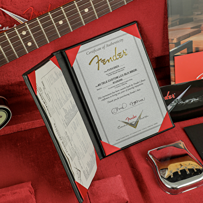 FENDER Custom Shop Masterbuilt David Brown 1960 Telecaster Custom Lush Closet Classic Black Elektro Gitar