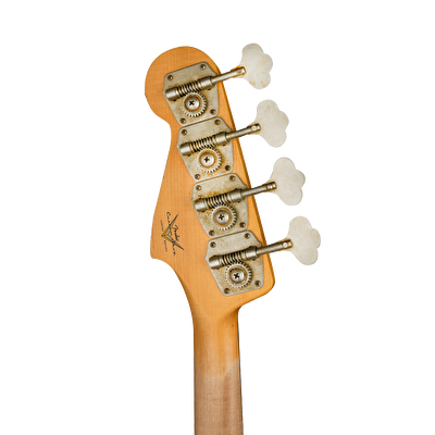 Fender Custom Shop S21 1960 Jazz Bass Relic Gülağacı Klavye 3 Tone Sunburst Bas Gitar