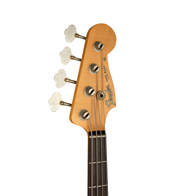 Fender Custom Shop S21 1960 Jazz Bass Relic Gülağacı Klavye 3 Tone Sunburst Bas Gitar