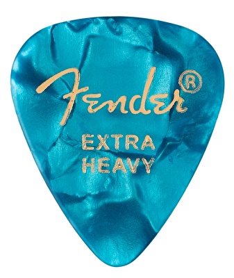Fender 351 Shape Premium Picks Extra Heavy Turkuaz (12'li paket)
