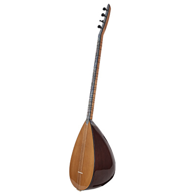 Çınar Ağacı Gövde Sedef Klavye Uzun Sap Bağlama