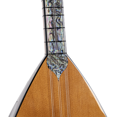 Çınar Ağacı Gövde Sedef Klavye Uzun Sap Bağlama