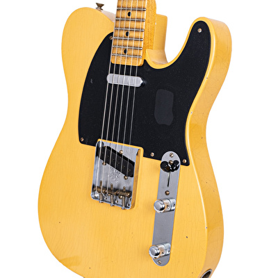 Fender Custom Shop B2 1952 Telecaster Journeyman Relic Aged Nocaster Blonde Elektro Gitar